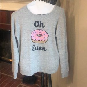 ‘Oh 🍩 even’ graphic sweater by Alya